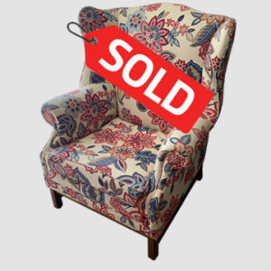 Wing Back Chair Sold